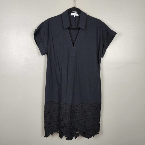 Pearl Lela Rose collar shift dress, black, size S, nwot - Picture 1 of 5